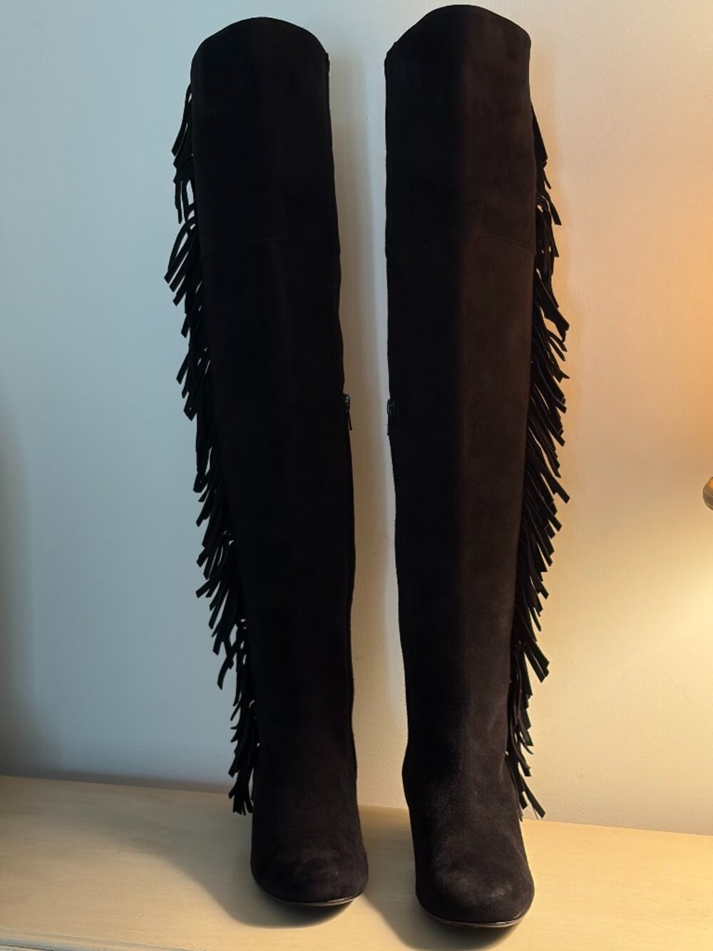 SAINT LAURENT OVER THE KNEE BOOTS